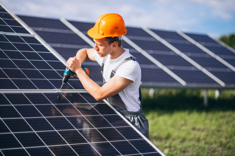 Installing Solar Panel